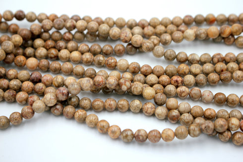 Maifanite Stone Gemstone Beads, 6mm, Round